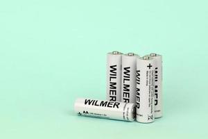 Batteries Wilmer AAA of JYSK company. Jysk is a Danish retail chain, selling household goods and mattresses, furniture and interior decor photo