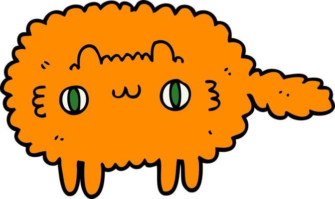 doodle character cartoon cat