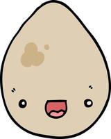 doodle character cartoon egg vector