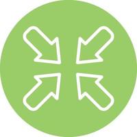 Minimize Icon Style vector