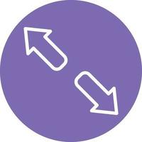 Resize Icon Style vector