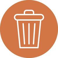 Trash Icon Style vector