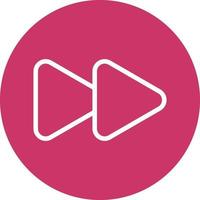 Fast Forward Icon Style vector