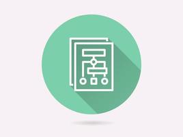 Wireframe icon for graphic and web design. vector