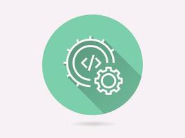 Testing icon for graphic and web design. vector