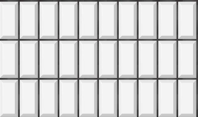 Subway tile seamless pattern.Wall with brick texture. Vector geometric background design