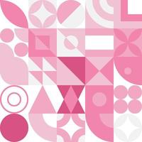 Seamless Bauhaus Abstract vector background.