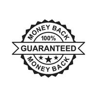 money back guarantee badge vector. 30 Days Money Back Guaranteed vector