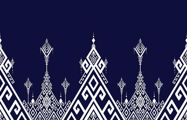 two tone abstract geometric ethnic pattern. for carpet, wallpaper, clothing, wrapping, batik, fabric, tile, backdrop, Vector illustration. pattern style.
