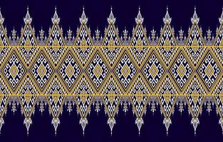 diseño tradicional geométrico étnico oriental sin costuras para fondo, alfombra, papel pintado, ropa, envoltura, batik, decoración casera, patrón de tela, estilo bordado. ilustración vectorial vector