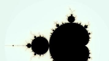 schöner Zoom in das unendliche mathematische Mandelbrot-Menge-Fraktal. video