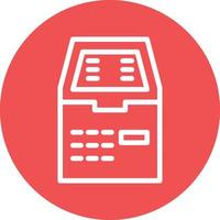 Atm Machine Icon Style vector