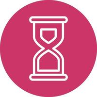 Sand Clock Icon Style vector