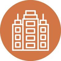 Office Building Icon Style vector