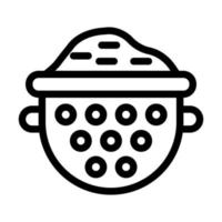 Sieve Icon Design vector