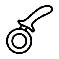 Pizza Cutter Icon Design vector