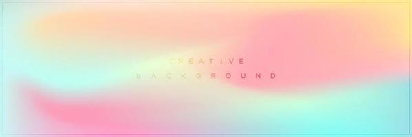 Modern abstract soft banner gradient background design vector