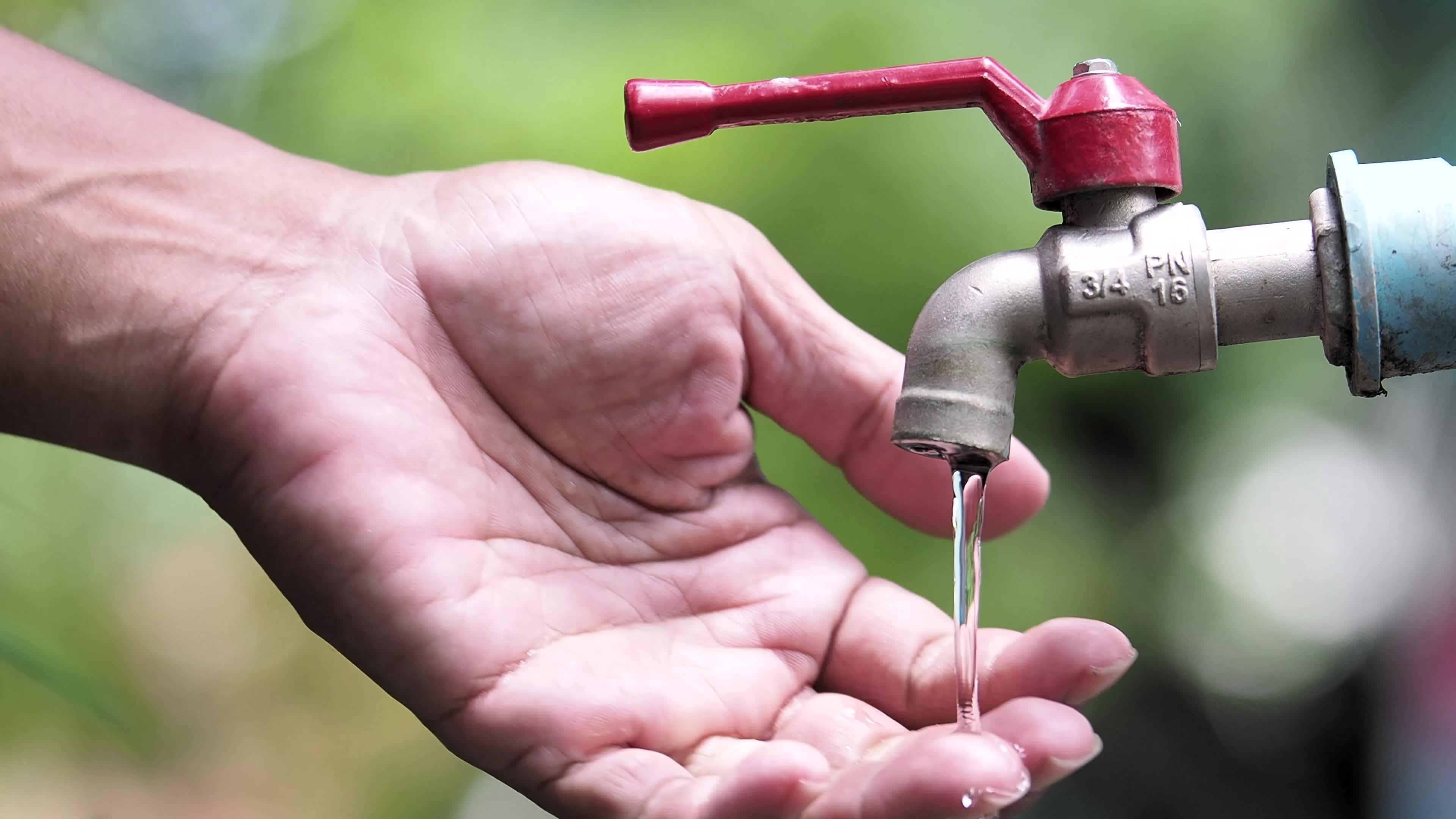 No Running Sign In Water