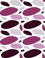 Seamless pattern with purple pebbles. Background of pink stone of different sizes vector