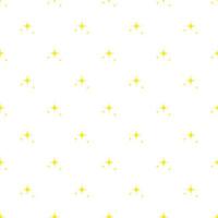 Seamless background with yellow stars. Gold pattern design for kids fabric vector
