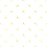 Seamless background with yellow stars. Gold pattern design for kids fabric vector