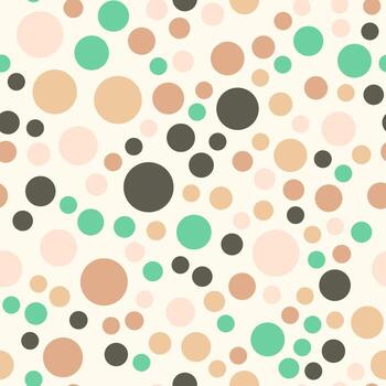 Polka dot pattern vector