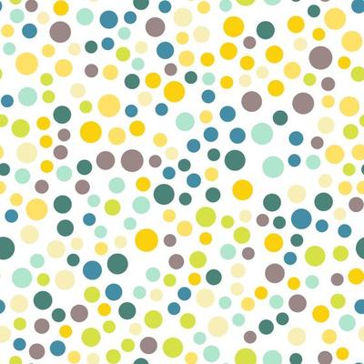 Colorful polka dot pattern