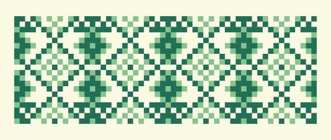 Seamless knitting embroidered pattern vector illustration with trendy color