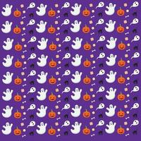 halloween-pattern with pumkin vector