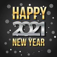 Happy new year 2021 background vector