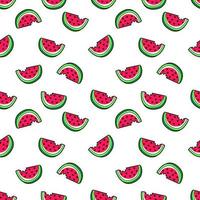 Tropic seamless pattern in cartoon trendy style. vector