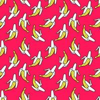 Tropic seamless pattern in cartoon trendy style. vector