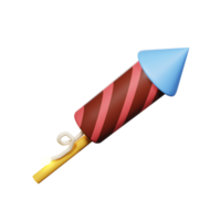 3D Birthday firework icon png
