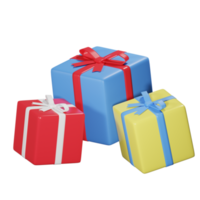 3D Birthday Gift icon png
