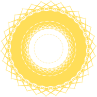 goldene Mandala-Illustration png