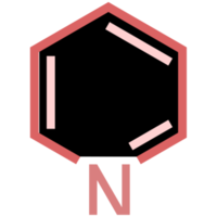 Flache Ikone der chemischen Verbindung png