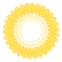 ilustração de mandala de ouro png