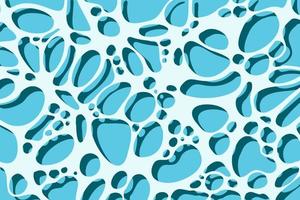 Shining blue water ripple pool abstract vector background. Vector ocean water texture