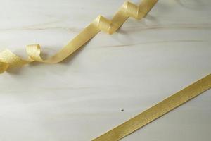 gold ribbon background photo