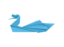 origami arte design - cigno png