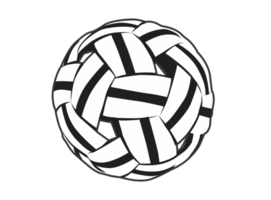 pelota deportiva - takraw ball línea arte png