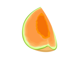 fruta - rodajas de melón fresco png