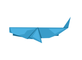 conception d'art origami - baleine png