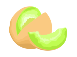 frukt - färsk melon skivor png