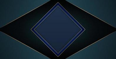 Abstract luxury background dark green shade background Triangle gold glitter template. Overlapping style background. Realistic luxury paper cut style 3d modern concept. vector illustration for design.