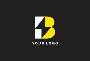 plantilla de diseño de logotipo de energía b vector