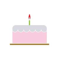 birthday cake icon vector design template