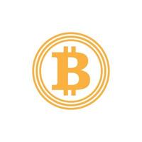 Bitcoin icon vector illustration design