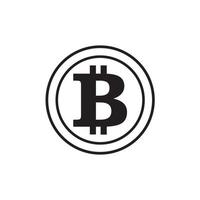 Bitcoin icon vector illustration design