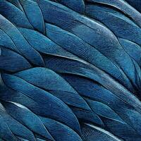 azulejo sin costuras de plumas azules bueno para el fondo vector